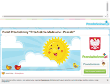 Tablet Screenshot of darmoweprzedszkole.przedszkolowo.pl